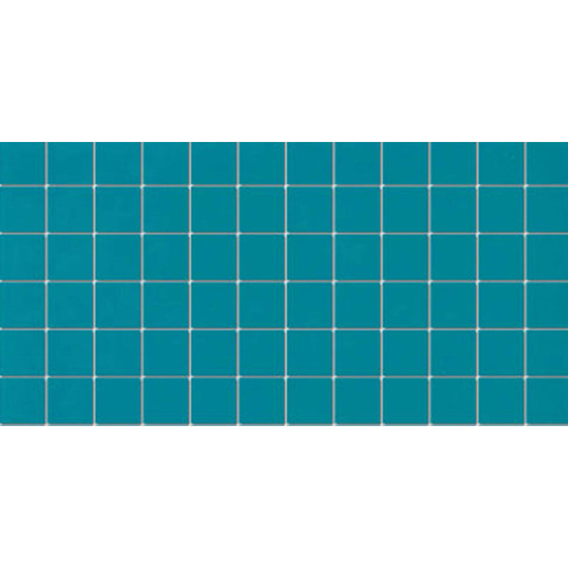 American Olean Color Story Mosaic 2 x 2 12" x 24"-Ceramic Mosaic-American Olean-Peacock Blue-12" x 24"-State Tile