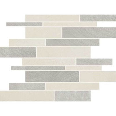 Daltile Ironcraft 12" x 15"-Porcelain Mosaic-Daltile-Phosphor Grey Blend-12" x 15"-State Tile