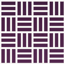 Daltile Color Wheel Mosaic Weave 1 x 3 12" x 12"-Ceramic Mosaic-Daltile-Plum Crazy-12" x 12"-State Tile