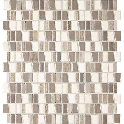 Marazzi Midpark Mosaics Trapezoid 12" x 12.57"-Glass & Stone Mosaic-Marazzi-Rainstorm-12" x 12.57"-State Tile
