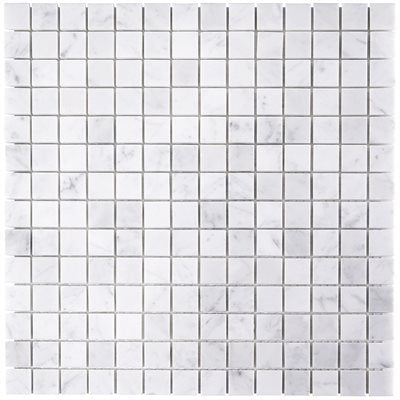Soho Studio White Carrara Squares 12" x 12"