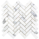 Soho Studio Calacatta 1 x 3 Herringbone 11.87" x 13.44"