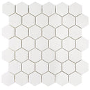 Soho Studio White Thassos 2" Hexagon 11.75" x 11.75"