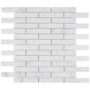 Soho Studio White Carrara Piano Brick 12" x 12"