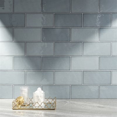 Soho Studio Scatoloni Riquadri 5" x 10" Azul Zucchero