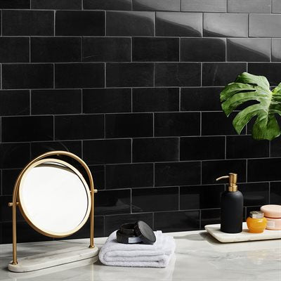 Soho Studio Nero Marquina 3" x 6" Nero Polished