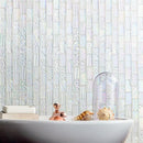 Soho Studio Aqueous 12.12" x 12.75" Iridescent White Bricks