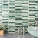 Soho Studio Brook Stacked 11.61" x 11.73" Sage