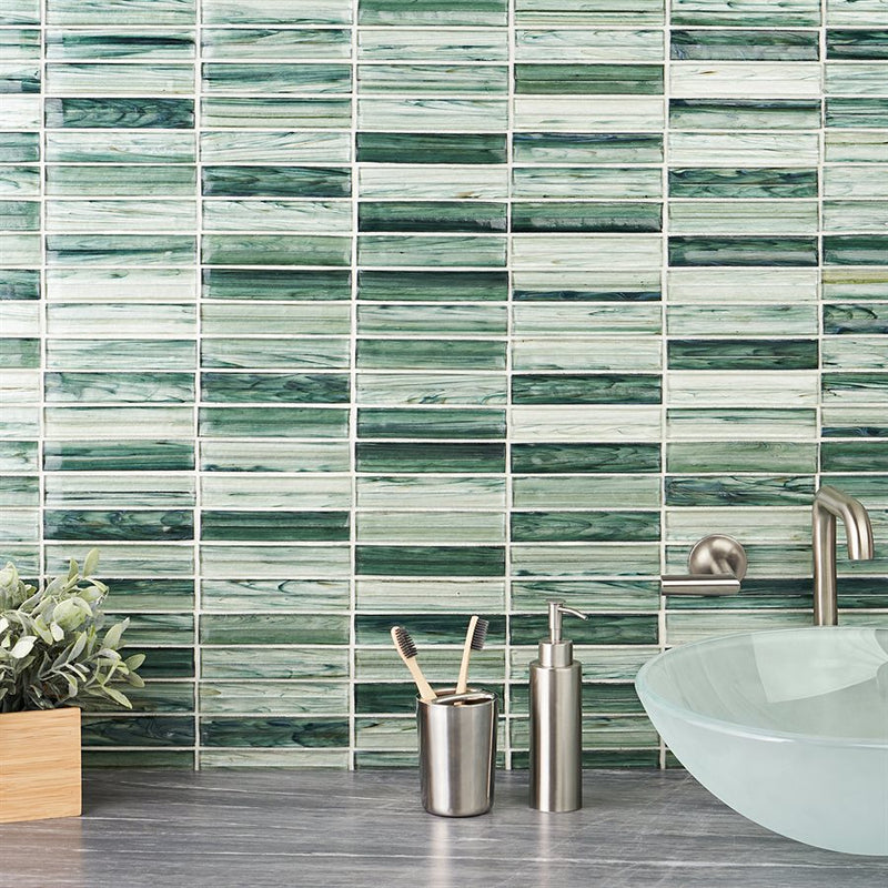 Soho Studio Brook Stacked 11.61" x 11.73" Sage