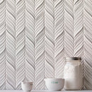 Soho Studio Baroque Petals 10.25" x 11.87" Blanco