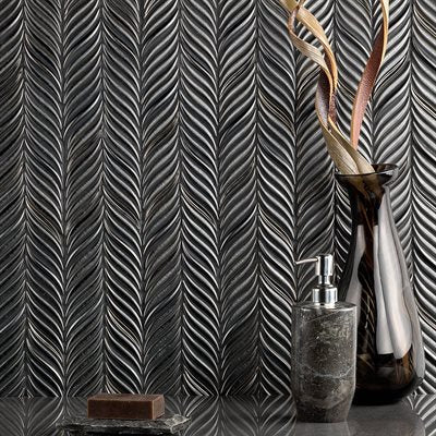 Soho Studio Baroque Petals 10.25" x 11.87" Gun Metal