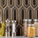 Soho Studio Baroque Sequin 9/16 9.5" x 15.5" Copper