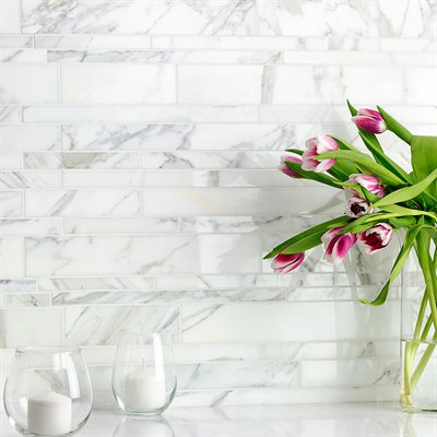 Soho Studio Calacatta Tuscany 12" x 18" Calacatta