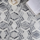 Soho Studio Encore 11" x 18" Canta White Cararra & Bardiglio