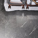 Soho Studio Crosby 3/16 12" x 24" Chauny Marble Dark Gray