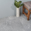 Soho Studio Crosby 3/16 12" x 24" Chauny Marble Medium Gray