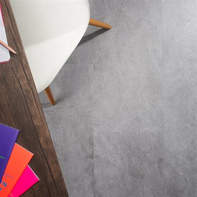 Soho Studio Crosby 3/16 12" x 24" Trail Slate Light Gray