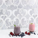 Soho Studio Mj Athalie 9.5" x 12" White Carrara And White Thassos