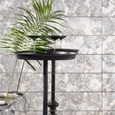 Soho Studio Old World 6" x 18" Antique Mirror Argenta