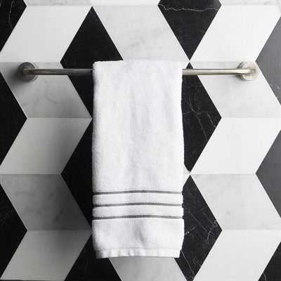 Soho Studio Pari 8" x 9.21" Classico Thassos Nero Carrara