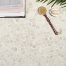 Soho Studio Pebblestone Round 11.81" x 11.81" Lombok Sliced Round