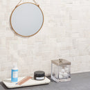 Soho Studio Pebblestone Antique 11.81" x 11.81" Lovina White Antique