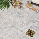 Soho Studio Pebblestone Antique 11.81" x 11.81" Prambanan Grey Antique