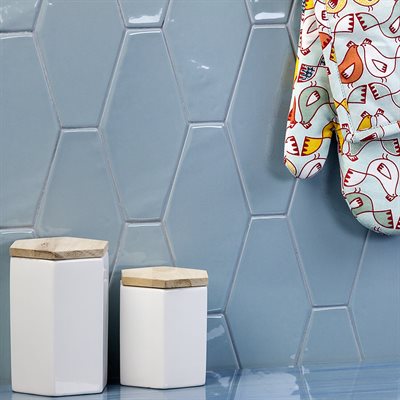 Soho Studio Rumba Diamond 4" x 8" Ash Blue