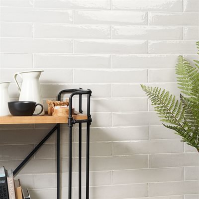 Soho Studio Frammenti 3" x 16" Brick Bianco