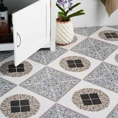 Soho Studio Frammenti 8" x 8" Deco Azur