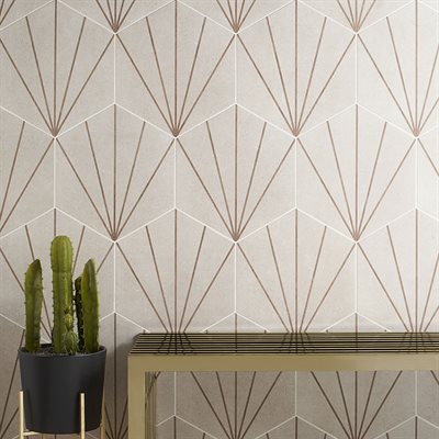 Soho Studio Piaka 12.59" x 14.48" Beams Taupe