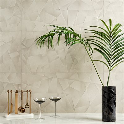 Soho Studio Origami 16" x 32" Quarzo 3D