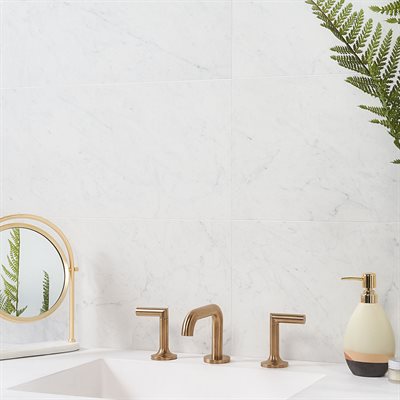 Soho Studio Lithe 12" x 24" Carrara Giola Matte