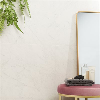 Soho Studio Lithe 24" x 24" Carrara Giola Matte