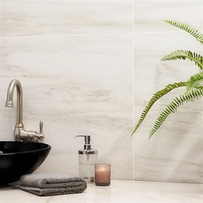 Soho Studio Lithe 24" x 24" Dolomite Snow Matte