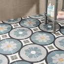 Soho Studio Dhar 9" x 9" Bloom Blue