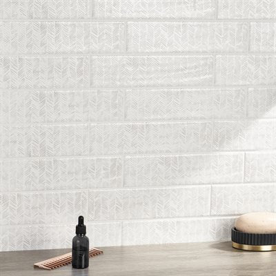 Soho Studio Vian 2" x 10" White Decor