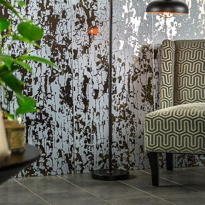 Soho Studio Art Abstract 24" x 48" Bianco