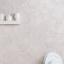 Soho Studio Costa Hex 5.5" x 6" Oxalis Rose