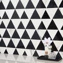 Soho Studio Wunder 13.6" x 23.6" Gris Nero-Nero and Calacatta with Thassos Lines