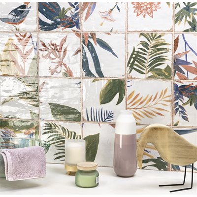 Soho Studio Angela Harris Dunmore 8" x 8" Sonata Decor