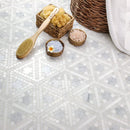 Soho Studio Mj Nibiru 11.25" x 13" White Thassos, White Carrara & Royal White