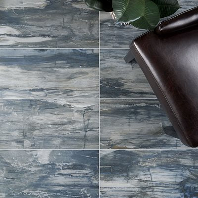 Soho Studio Pinebrook 23/64 12" x 24" Blue