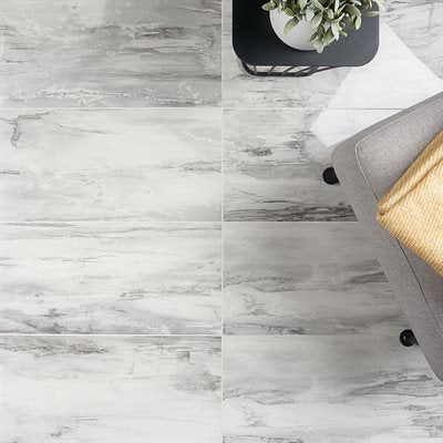 Soho Studio Pinebrook 25/64 12" x 24" White