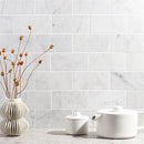 Soho Studio White Carrara 3" x 6" White Carrara