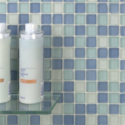 Soho Studio Beach Glass 1 x 1 12" x 12" Surf