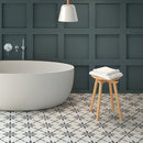 Soho Studio Dhar 9" x 9" White Flower