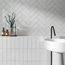 Soho Studio Market Street 4" x 12" Light Gray