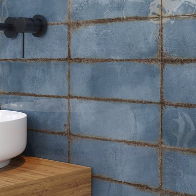 Soho Studio Bernalillo 4" x 12" Blue