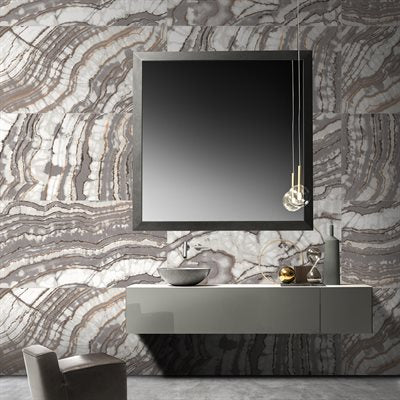 Soho Studio Deco Agate 24" x 48" Smoke